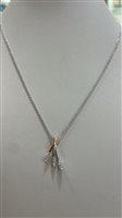 Collana Davite & Delucchi Donna in Oro bianco Diamante 0.11 Ct CLN00925211 - CLN00925211